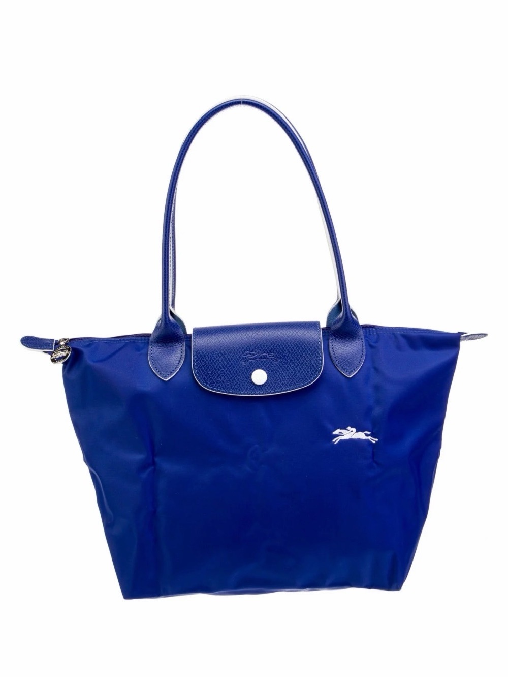 LongChamp Blue Women’s Tote Bag – Classic Nylon Shoulder Bag
